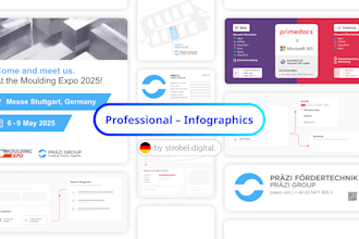 design professional, corporate infographics