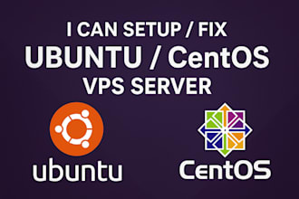set up or fix your ubuntu, debian, or centos vps server