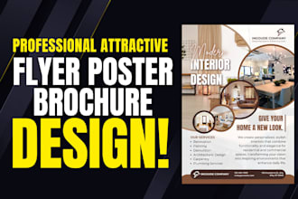 create digital business pamphlet flyer make poster build brochure trifold design