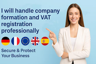 register vat eori and file vat returns for UK germany france italy spain