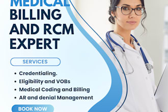 manage claim submission, ar follow up, and denial management