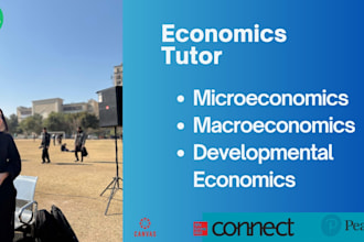 tutor you in microeconomics, macroeconomics, and economics