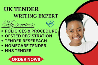 bid proposals, UK nhs tender writing, cqc and government contracts