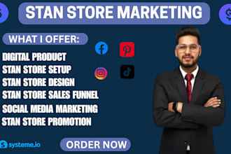 stan store marketing, stan store setup, payhip, beacon ai stan store promotion