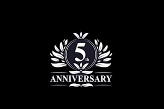 create anniversary, marriage, event, wedding logo design