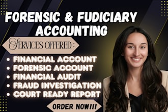 do fiduciary accounting financial audit bookkeeping for realestate trust probate