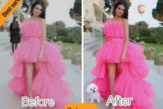 professionally edit your photo by retouching , removing or adding objects