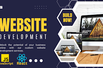 build full stack web applications using react