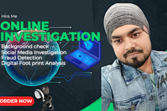 provide osint, background check, and private investigator online investigation