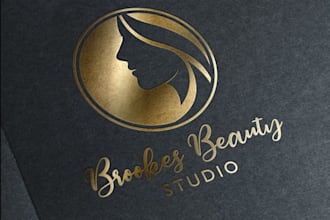 design cosmetics, photography, beauty, feminine, and makeup logo
