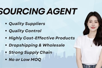 be your dropshipping agent, sourcing from china for your shopify,etsy stores