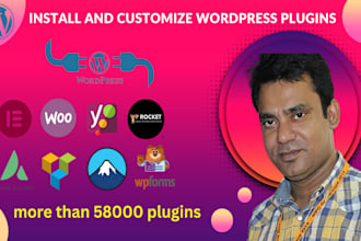 install and customize plugins to your wordpress site