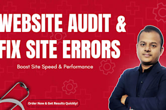 do complete site audit and fix errors for SEO success