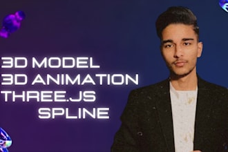 create 3d websites with three js or spline