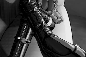 make a manga illustration