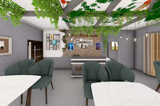do 3d modelling, interior design and realistic 3d rendering using vray