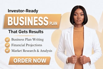 write a business plan with a financial plan for startups, business plan writer
