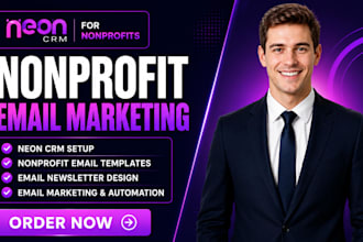 setup neon crm nonprofit email templates neon  email newsletter email marketing