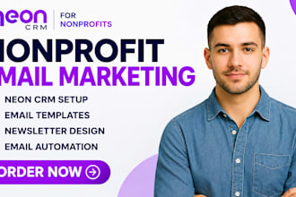 setup neon crm nonprofit email templates neon  email newsletter email marketing