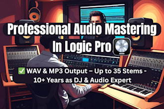 provide high quality audio mastering in logic pro