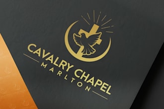 be create best christian ministry or modern church logo design