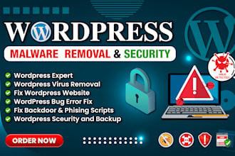 clean wordpress, fix bugs and issues, remove malware and secure wordpress site