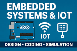 design, debug and develop embedded systems and iot solutions