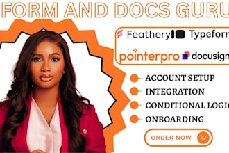 create pointer pro feathery io conditional logic docusign typeform survey form