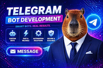 build a custom telegram bot with python