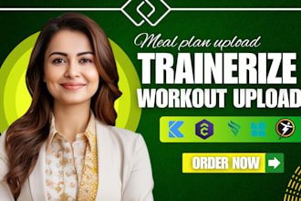 upload workouts on everfit trainerize truecoach kahunas and meal plan upload
