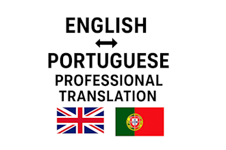 traducción  de inglés a portugués y portugués a inglés