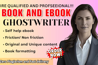 ghostwrite your romance and friction, christian, health and fitness ebook
