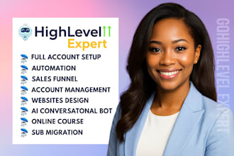 gohighlevel sales funnel, go high level landing page gohighlevel course setup