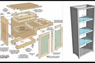do 3d cabinet, framing plan, joinery, kitchen cutlist, for barn houses and sheds