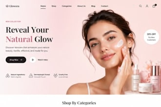 skincare shopify store skincare website beauty shopify store cosmetics skincare