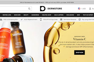 skincare shopify store skincare website beauty shopify store beauty website