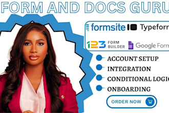do 123 form builder formsite automation google form typeform zapier integration