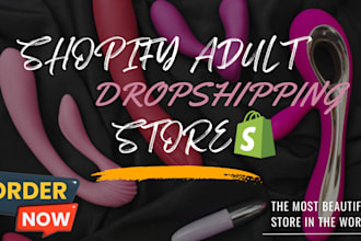 design adult shopify store adult toys store adult dropshipping store