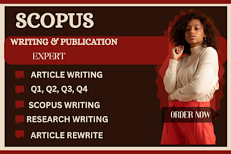 research article writing  publication in scopus q1,q2,q3 , google scholar