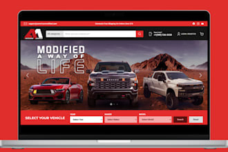 build auto parts shopify store automotive store auto part website car part store