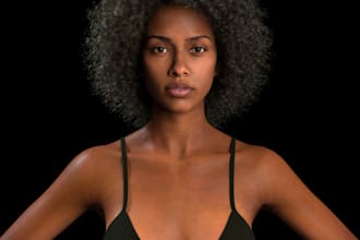 rig, animate 3d character creator 4 and iclone 8 characters, cc4 and retopology
