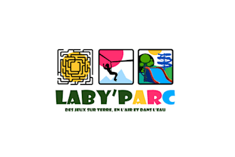 design corporate minimal logo parc attraction familial