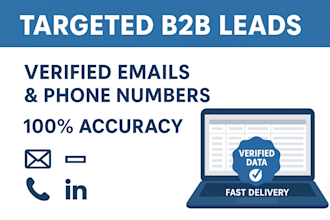 provide targeted b2b leads with emails and phone numbers