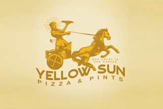 design neighborhood pizza craft logo