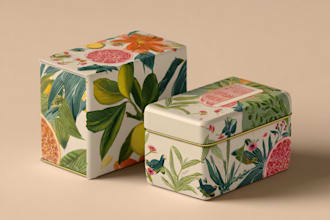 create organic product packaging or label design