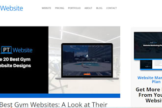 fitness website gym website workout website personal trainer health fitness