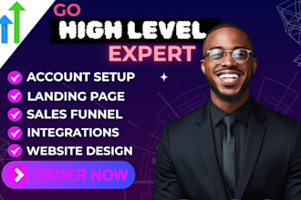 build gohighlevel website go high level funnel builder go highlevel landing page