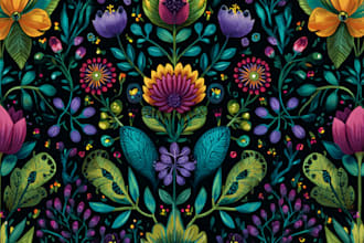 design unique seamless pattern design