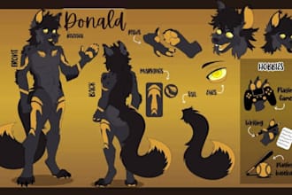 furry ref sheet nsfw furry reference sheet fursona ref sheet anthro character oc