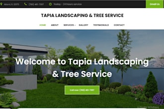 build landscaping website lawn care website landscaping website